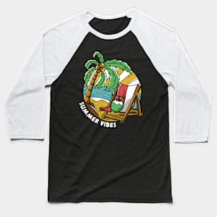 summer beach vibes Baseball T-Shirt